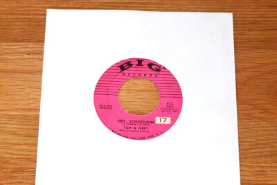 HEY, SCHOOLGIRL/ DANCIN' WILD - TOM & JERRY - USA BIG RECORDS - 1957.