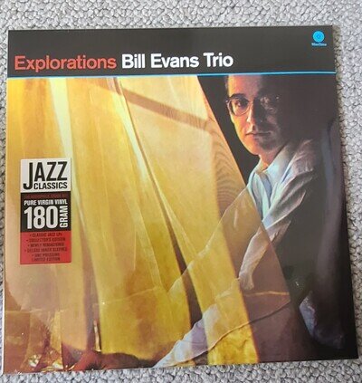 BILL EVANS-EXPLORATIONS-BRAND NEW & SEALED 180g RE-ISSUE LP ON WAXTIME-2012