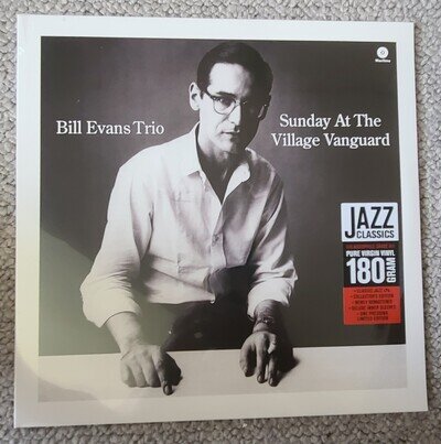 BILL EVANS-SUNDAY AT VILLAGE VANGUARD-NEW & SEALED 180g REISSUE LP ON WAXTIME