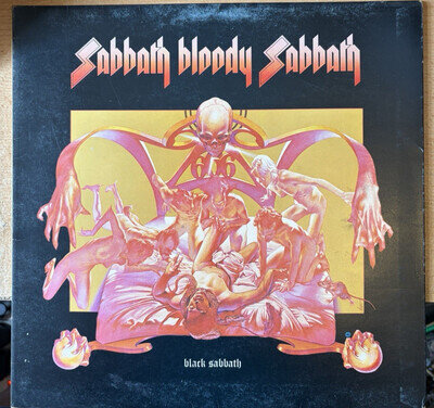 BLACK SABBATH * SABBATH BLOODY SABBATH * LP + G/F (1973) WWA 005 PLAYS GREAT