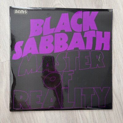 Black Sabbath Masters Of Reality Vinyl LP 1976 Uk Reissue NEMS NEL 6004 Ex Cond