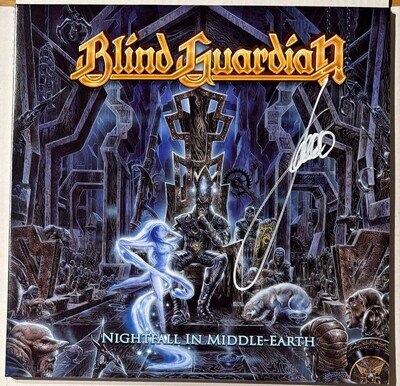 Blind Guardian – Nightfall In Middle-Earth Double vinyl Signed by Hansi Kürsch