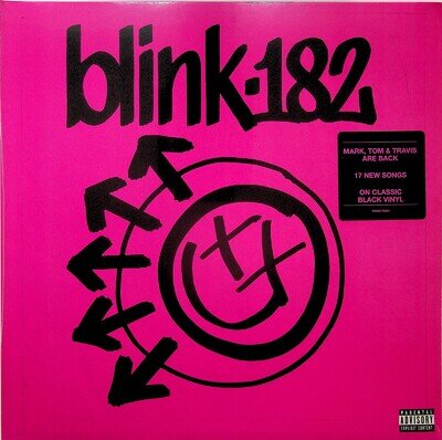 BLINK 182- One More Time LP (NEW 2023 Black Vinyl) Travis Barker Mark Hoppus