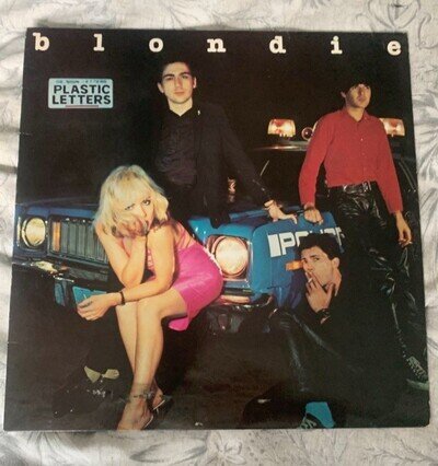 Blondie Plastic Letters Vinyl LP VG