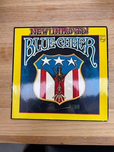 Blue Cheer - New! Improved! German 1st LP (sabbath, doom, metal, stoner) EX/EX