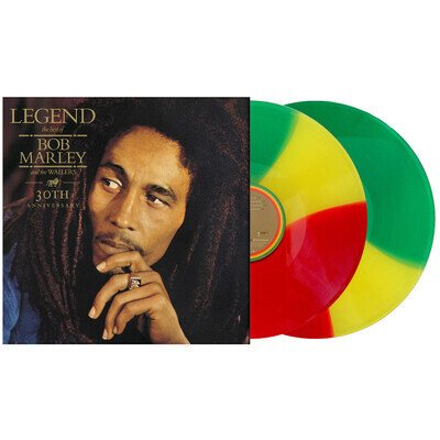 Bob Marley and The Wailers - Legend 30th Anniversary Tri-colour vinyl 2LP NEW
