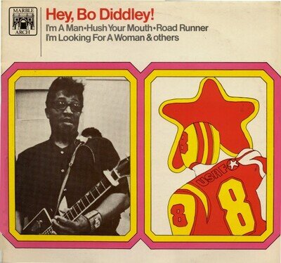 Bo Diddley - Hey, Bo Diddley! - LP, Comp, RE