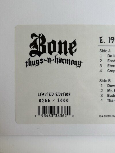 Bone Thugs-N-Harmony E. 1999 Eternal RSD 2019 Limited #0266/2000 Sealed 2LP