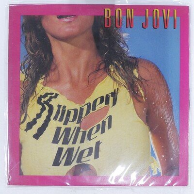 BON JOVI SLIPPERY WHEN WET MERCURY 28PP1025 1LP