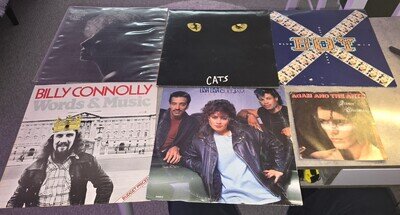 Job Lot Vinyl LP Records Boy George, Lisa Lisa & Cult Jam, Adam & The Ants More.