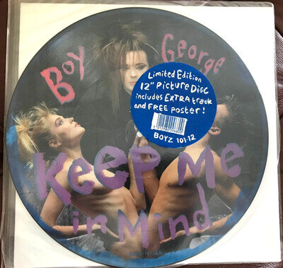 BOY GEORGE KEEP ME IN MIND LIMITED EDITION 12" PICTURE DISC VINYL + POSTER