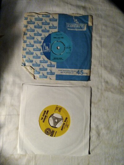 BRENTON WOOD 2 X 7 INCH VINYL SINGLES 1960s LIBERTY BOTH LISTED