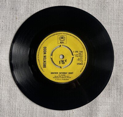 BRENTON WOOD ; ANOTHER SATURDAY NIGHT (EPIC) 45 UK 1973 • N. SOUL