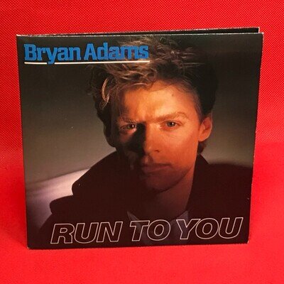 BRYAN ADAMS Run To You 1984 UK 7" vinyl single Gatefold I'm Ready 45 record
