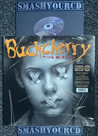 BUCKCHERRY - TIME BOMB(SEALED R.S.D BROWN WITH BLACK BLAST SWIRL/ONLY 2000)