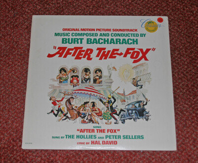 OST After the Fox. 12in Vinyl album. 1966. Burt Bacharach & Peter Sellers.