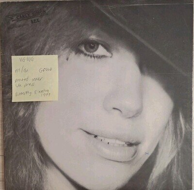 Carly Simon Spy Vinyl Record VG/VG K52147 1979