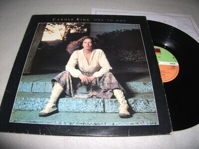 CAROLE KING ONE TO ONE VINYL LP K 50880 VERY GOOD