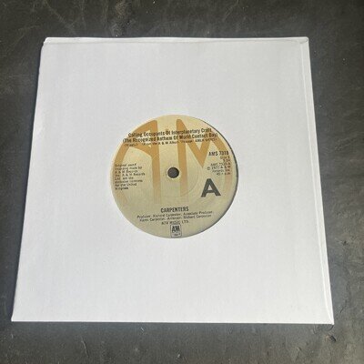 Carpenters - Calling Occupants Of Interplanetary Craft - 7” Single - Ex - B 36