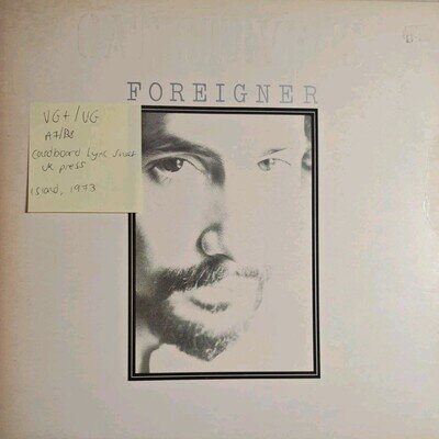 Cat Stevens Foreigner Vinyl Record VG+/VG ILPS9240 1973