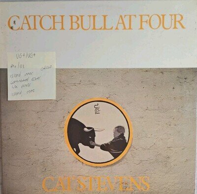 Cat Stevens Catch Bull At Four Vinyl Record VG+/VG+ ILPS 9206 1972
