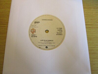Chaka Khan Life Is A Dance 7" Vinyl Record