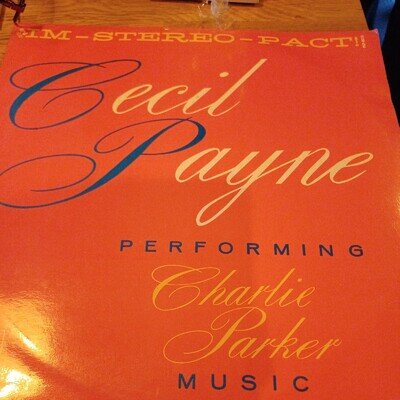 CECIL PAYNE - CECIL PAYNE PERFORMING CHARLIE PARKER - VINYL ALBUM