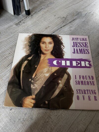 Cher Just Like Jesse James 12" Vinyl Record