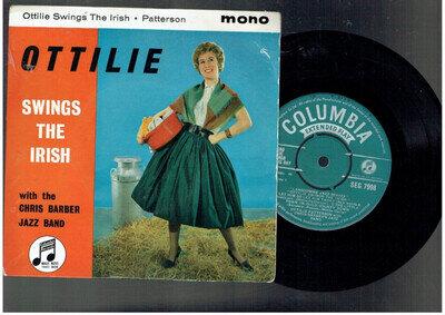 CHRIS BARBER'S JAZZ BAND OTTILIE PATTERSON OTTILIE SWINGS THE IRISH EP