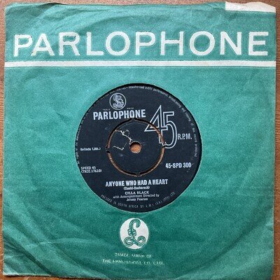 CILLA BLACK - ANYONE WHO HAD A HEART - 1964 PARLOPHONE - SOUTH AFRICAN PRESSING