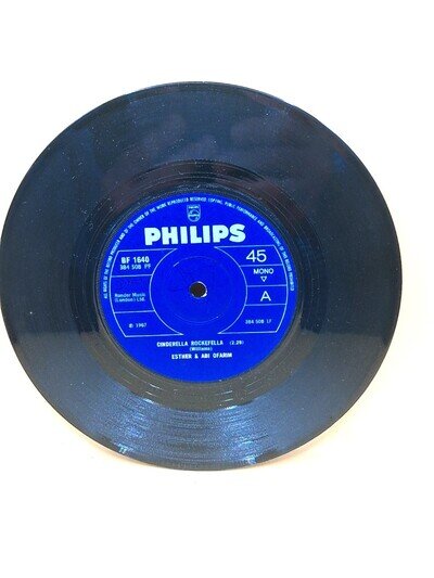 Esther & Abi Ofarim - Cinderella Rockefella 1961 UK 7" Vinyl Single BF 1640 Exce