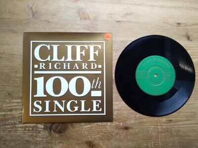 Cliff Richard The Best of Me / Move It 100th Single EX 7" Vinyl Record EM92