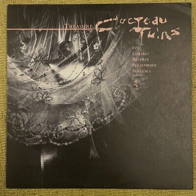 Cocteau Twins Treasure 12" Vinyl LP UK Press 4AD CAD 412 1984 VG+
