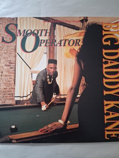 Big Daddy Kane Smooth Operator 12 Vinyl Maxi Single 1989 Hip Hop Cold Chillin