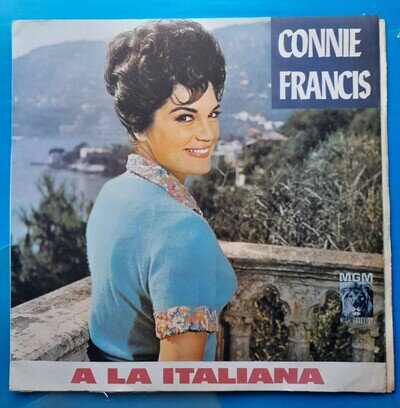 CONNIE FRANCIS,A la italiana,Rare Brazil LP MGM 30006,sung in italian