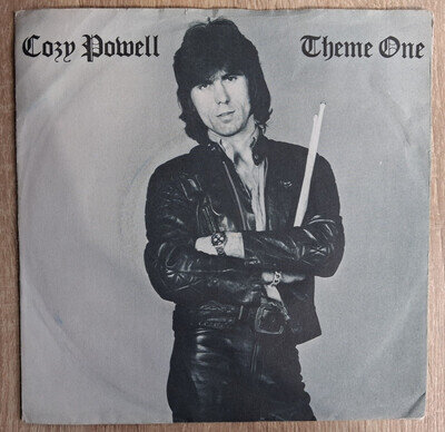 COZY POWELL - THEME ONE - 45 RPM 7" SINGLE RED VINYL RECORD - ARO 189 - (1979)