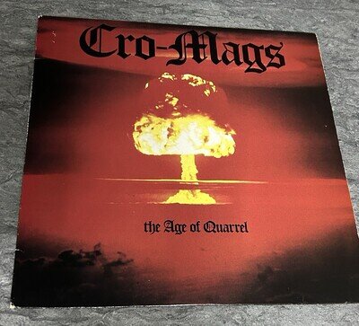 CRO-MAGS THE AGE OF QUARREL LP Beige PROFILE 1986 1st press VINYL UNCENSORED