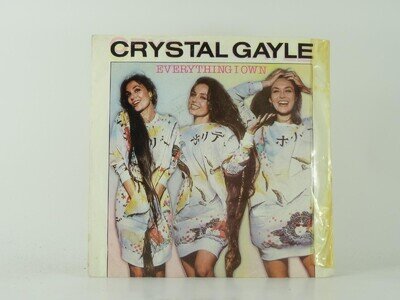 CRYSTAL GAYLE EVERYTHING I OWN (17) 2 Track 7" Single including Picture Sleeve E