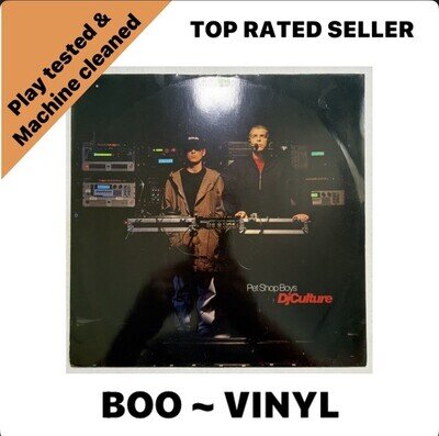 Pet Shop Boys DJ Culture 12" Vinyl Record VG+ / VG+
