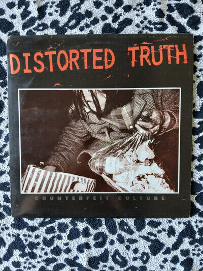 DISTORTED TRUTH - Counterfeit Culture - LP 1996 Orig- Ozzie Oi! -EX/VG- SEE PICS