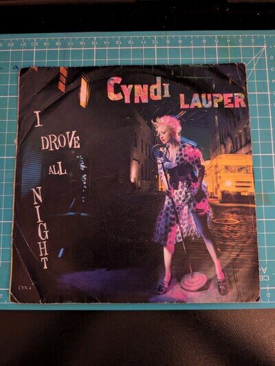 Cyndi Lauper - I Drove All Night 7 inch Vinyl Record