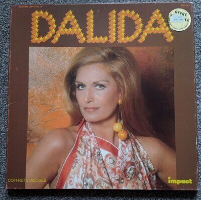 Dalida - Coffret 3 Disques - Triple LP Box Set. Play-tested