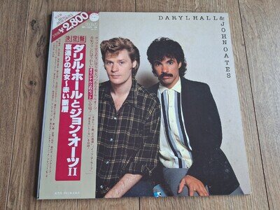 DARYL HALL & JOHN OATES - BEAUTY ON... / ALONG THE RED... 2LP OBI JAPAN RCA NM