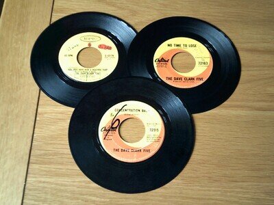 3 Dave Clark Five 45s