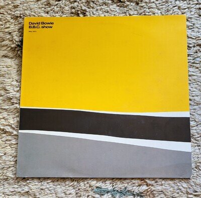 DAVID BOWIE - B.B.C SHOW MAY 1972 rare vinyl lp ex/vg+