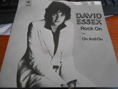 David Essex - "Rock On / On And On" - CBS 7" Single