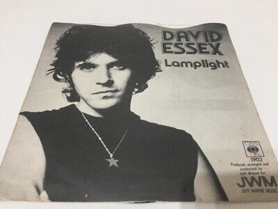 DAVID ESSEX LAMPLIGHT 7" VINYL RECORD 1973