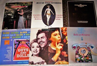 VINYL Lp RECORDS LOT Vintage Movies Film Musical Soundtracks Dean Martin Sinatra