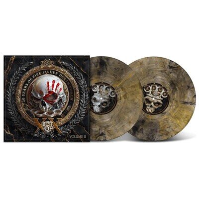 Five Finger Death Punch Best Of Vol. 2 Golden Smoke 2LP Vinyl 12" Album
