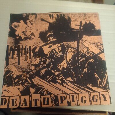 Death Piggy Love War 7" EP Signed by Dave Brockie RIP 1984 Original Pre-GWAR